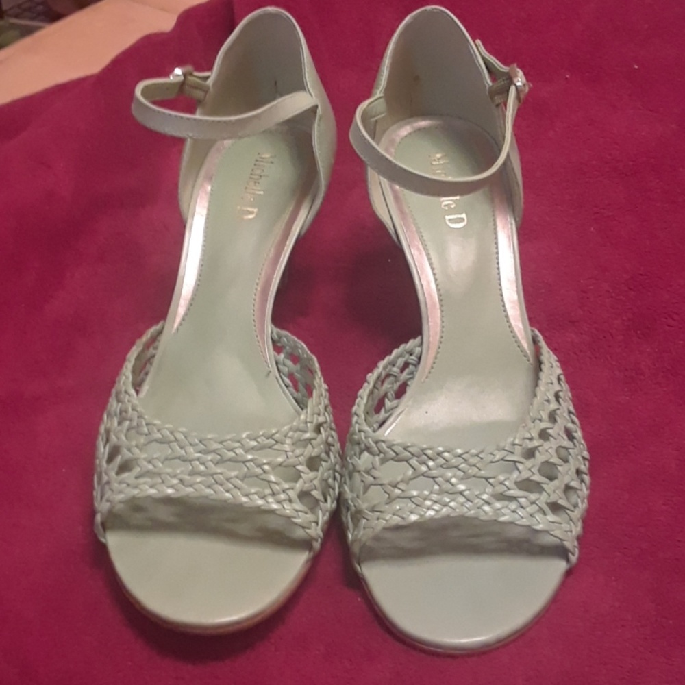 Michelle D Mint Green heels